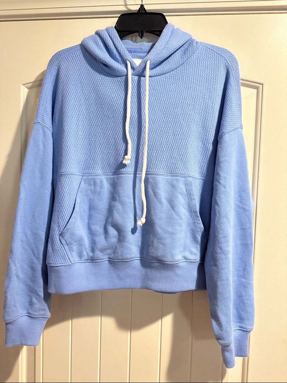aerie Light Blue Hooded Women's Pullover Sweater